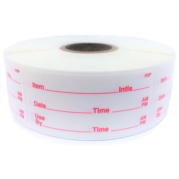 Dissolvable Food Storage Labels  500 CT - NEW - Picture 1 of 4